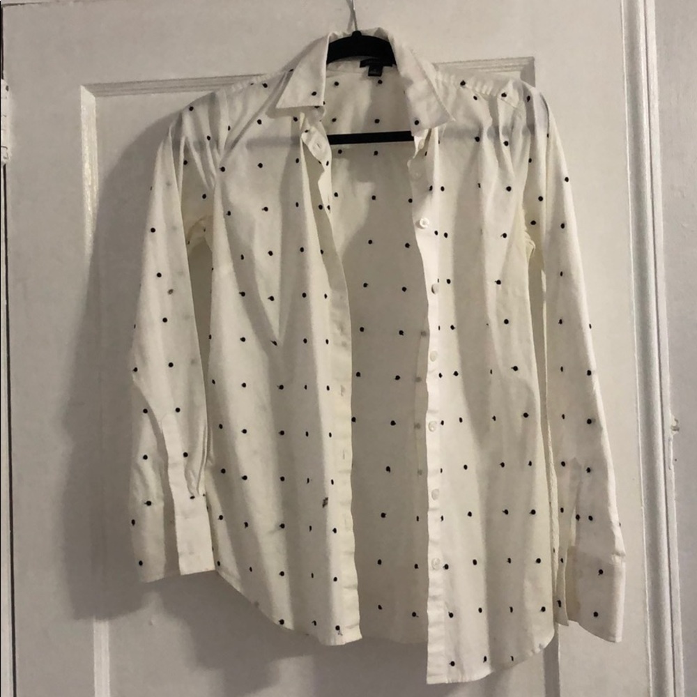 White button down